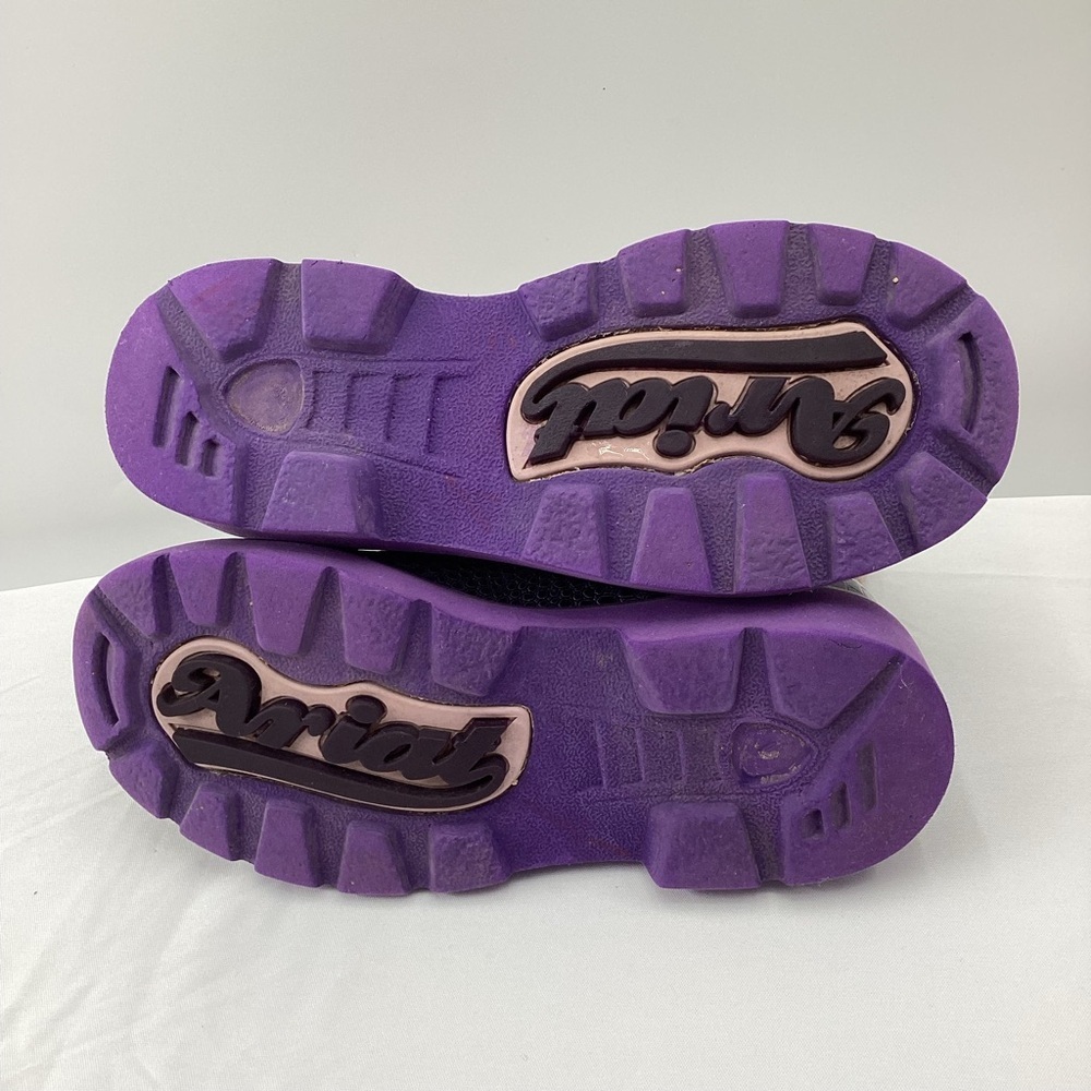 Ariat Fatbaby Purple and Cream Western Boots - Picture 10 of 11